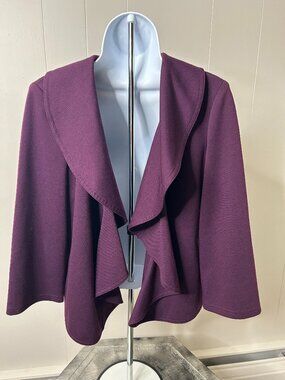 Size 8 Calvin Klein purple jacket in excellent condition